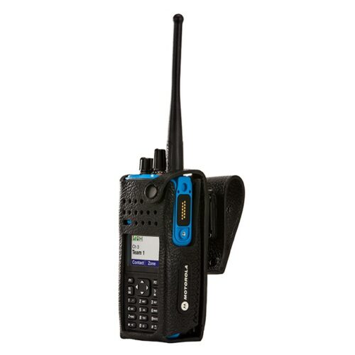 PMLN6097A Hard Leather Carry Case with Swivel Belt Loop for Display Radio Product Image