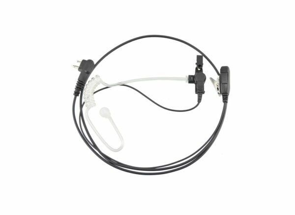 WCR1004 Acoustic Tube Earbud with In-line Microphone & PTT